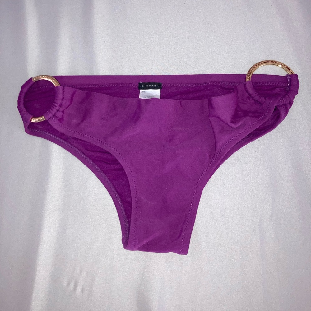 Purple Zingara Bikini Swim Bottoms